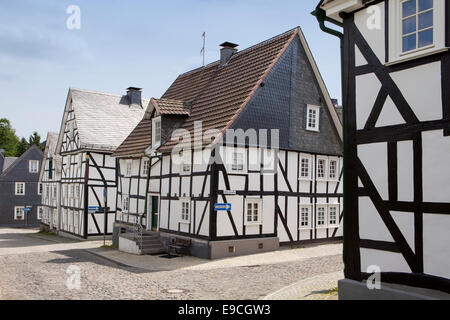 Historischer Stadtkern, Alter Flecken, Freudenberg, Siegerland Region, North Rhine-Westphalia, Deutschland, Europa Stockfoto
