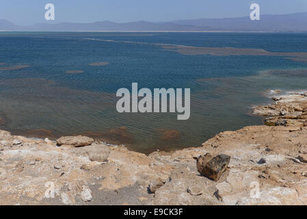 Lake Assal, Dschibuti Stockfoto