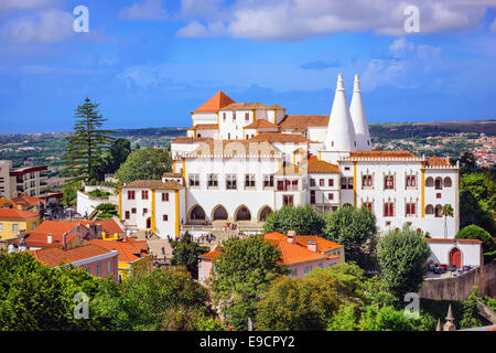 Sintra, Portugal im Nationalpalast von Sintra Stockfoto