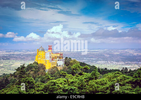 Sintra, Portugal bei Pena Nationalpalast Stockfoto