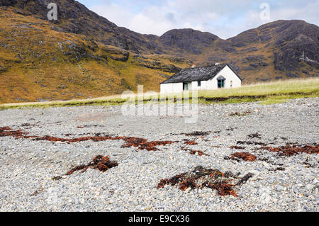 Camasunary, einem remote-Standort in der Nähe von Elgol auf der Isle Of Skye. Herbstfarben in die Moorlandschaft. Stockfoto