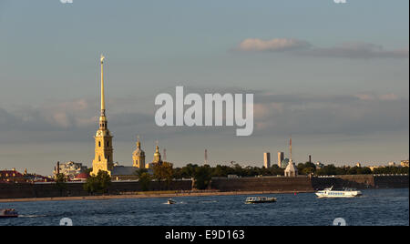 Peter und Paul-Festung in Sankt Petersburg, Russland Stockfoto