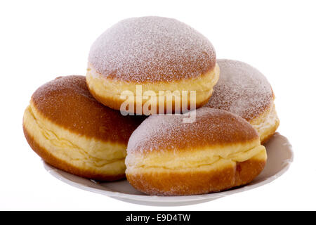Krapfen Berliner Pfannkuchen Bismarck Donuts Stockfoto