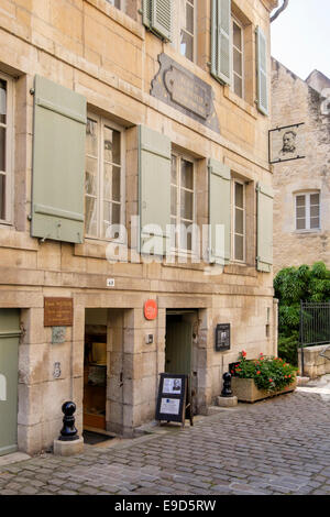 Maison Natale de Louis Pasteur Geburtshaus jetzt Museum zum Leben des Wissenschaftlers in Dole, Jura, Franche, Frankreich, Europa. Stockfoto