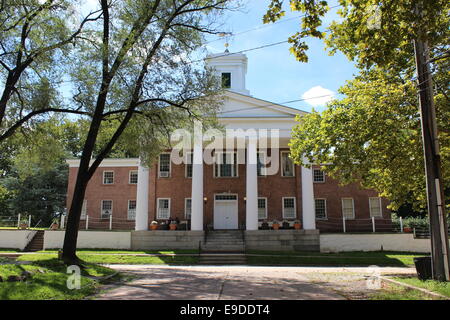 Dritte County Courthouse, gebaut im Jahre 1837 in historischen Richmondtown, Staten Island, New York Stockfoto