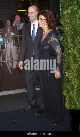 2014 Tribeca Film Festival - 9. jährliche Chanel Künstler Abendessen im Balthazar mit: Sophia Loren wo: New York, New York, Vereinigte Staaten von Amerika bei: 22. April 2014 Stockfoto