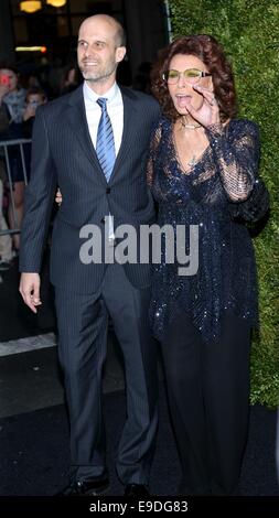 2014 Tribeca Film Festival - 9. jährliche Chanel Künstler Abendessen im Balthazar mit: Sophia Loren wo: New York, New York, Vereinigte Staaten von Amerika bei: 22. April 2014 Stockfoto