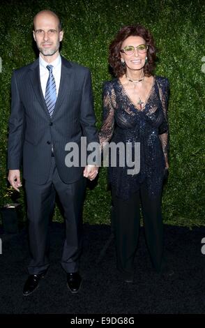 2014 Tribeca Film Festival - 9. jährliche Chanel Künstler Abendessen im Balthazar mit: Sophia Loren wo: New York, New York, Vereinigte Staaten von Amerika bei: 22. April 2014 Stockfoto