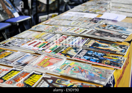 Belfast, Nordirland. 26. Oktober 2014 - Comics zum Verkauf an Film- und Comicon 2014 Credit: Stephen Barnes/Alamy Live News Stockfoto