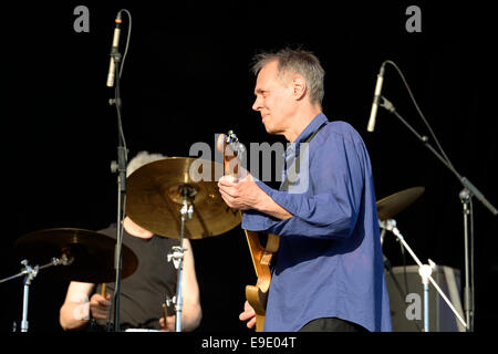 BARCELONA - 30 Mai: Fernsehen (legendäre Rockband) Leistung bei Heineken Primavera Sound Festival 2014 (PS14). Stockfoto