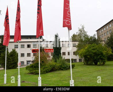 Prora - Dokumentation-Zentrum-Museum im ehemaligen Nazi-Holiday Resort Gebäude Komplex - Prora, Rügen, Deutschland, Europa Stockfoto