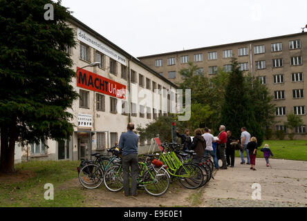 Prora - Dokumentation-Zentrum-Museum im ehemaligen Nazi-Holiday Resort Gebäude Komplex - Prora, Rügen, Deutschland, Europa Stockfoto