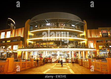 Die Dubai Mall ist die weltweit größte Shopping-Mall, Vereinigte Arabische Emirate Stockfoto