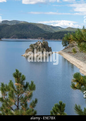 See Pactola in South Dakota Black Hills, USA Stockfoto