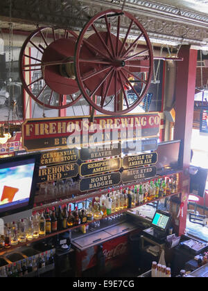 Pub Innenraum, Firehouse Brewing Company Bar und Restaurant, in Rapid City, die Black Hills, SD, USA Stockfoto