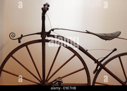 Detailansicht eines alten Zeiten Fahrrad Stockfoto