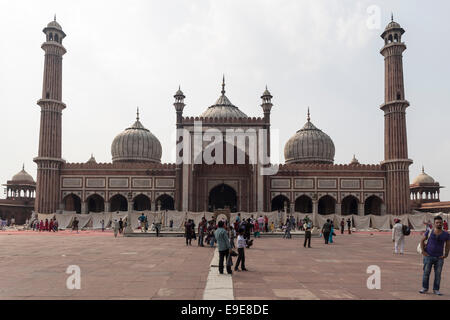 Jama Masjid, Alt-Delhi, Indien Stockfoto