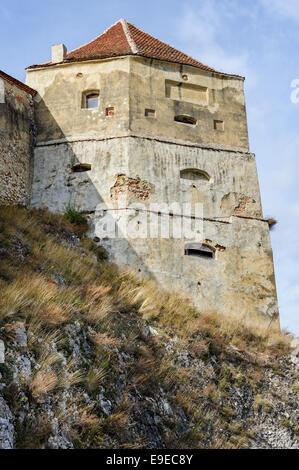 Mittelalterliche Festung in Rosenau, Siebenbürgen, Kronstadt, Rumänien Stockfoto