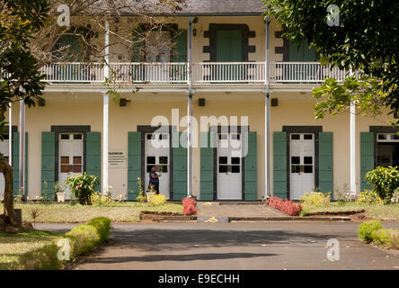Le Chateau de Mon Plaisir, The Sir Seewoosagur Ramgoolam Botanical Gardens, Pamplemousses, Mauritius Stockfoto