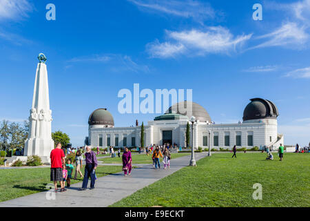 Das Griffith Observatory auf Mount Hollywood, Griffith Park, Los Angeles, Kalifornien, USA Stockfoto