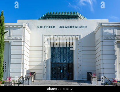 Das Griffith Observatory im Griffith Park, Los Angeles, Kalifornien, USA Stockfoto