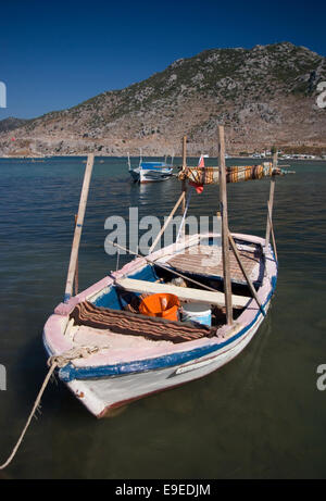 Fischerboot im Hafen von Selimiye, Bozburun Halbinsel, Türkei Stockfoto