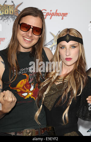 2014 Revolver Golden Gods Award Show mit: Temptress wo: Los Angeles, California, Vereinigte Staaten von Amerika bei: 23. April 2014 Stockfoto