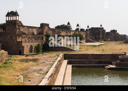 Gwalior Fort, Gwalior, Madhya Pradesh, Indien Stockfoto