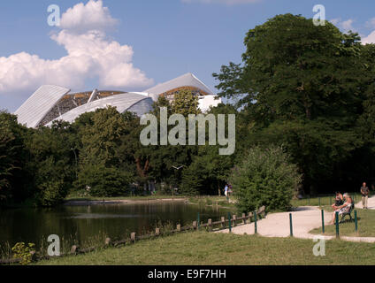 Paris (Frankreich): Louis Vuitton Foundation Stockfoto