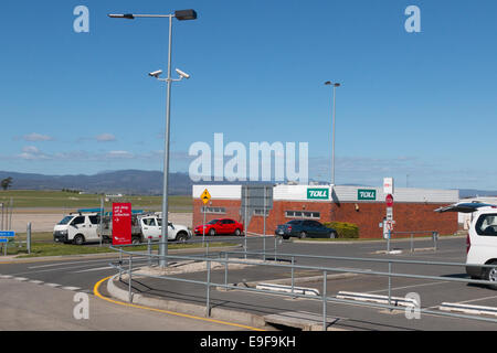 inländischen Flughafen Launceston im Norden Osten Tasmanien, Australien Stockfoto