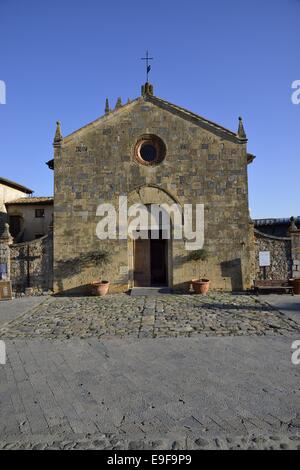 Kirche Santa Maria (Monteriggioni) Stockfoto