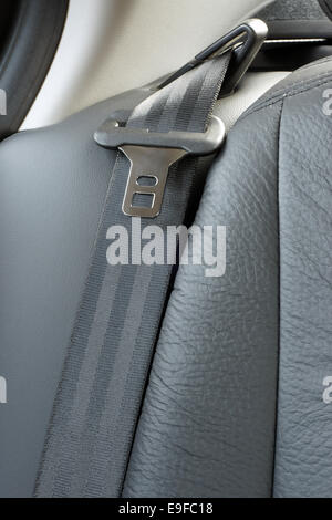 Sicherheitsgurt im Auto Stockfoto
