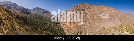 Colca Canyon panorama Stockfoto