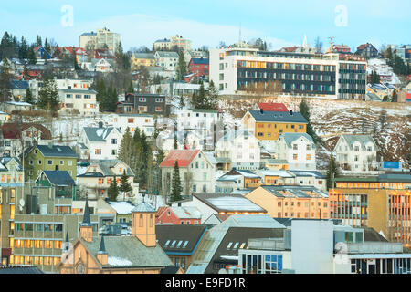 Tromso Stadt Norwegen Stockfoto