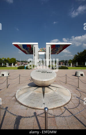 Memorial Welt Frieden Tor Seoul Olympic Park Stockfoto