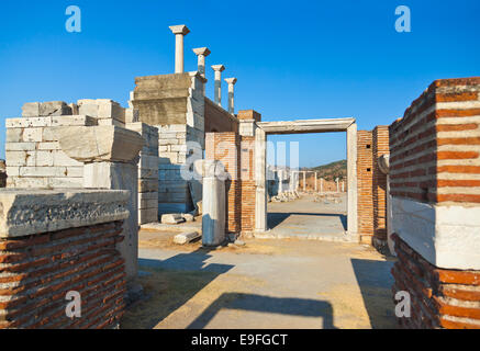 Ruinen der St. Johns Basilika in Selcuk Ephesus-Türkei Stockfoto