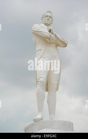 Tomas Stamford Raffles statue Stockfoto