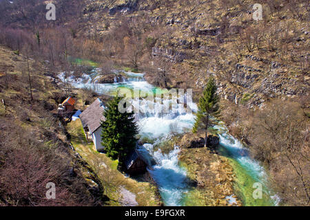 Plitvicer Seen Nationalpark Korana Fluß Stockfoto