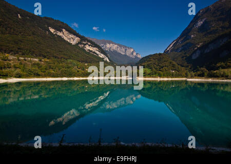 Berg See Lago di Tenno Stockfoto