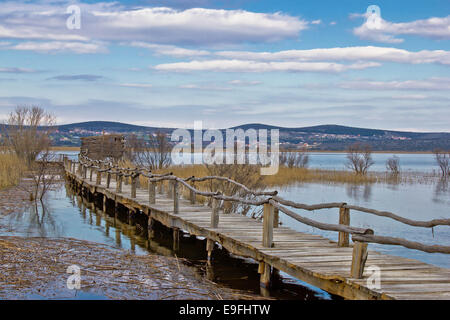 Vransko See Natur Park Vogelwarte Stockfoto