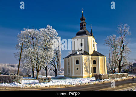 Katholische Kirche in der Stadt von Krizevci Stockfoto