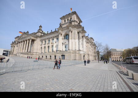 Berliner reichstag Stockfoto