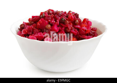 Rote Beete Salat in Schüssel Stockfoto