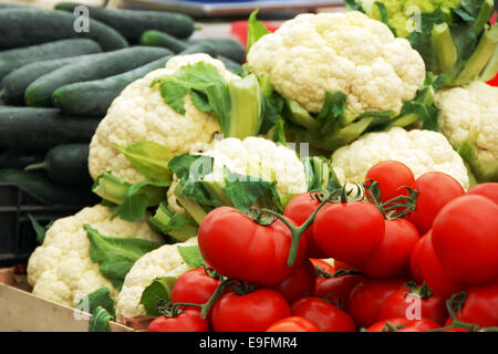 Gemüse auf dem Markt Stockfoto