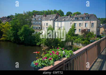 Argenton-Sur-Creuse, Indre, Frankreich Stockfoto