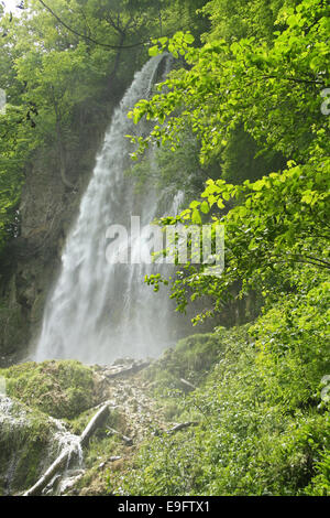 Wasserfall von Bad Urach, Deutschland Stockfoto