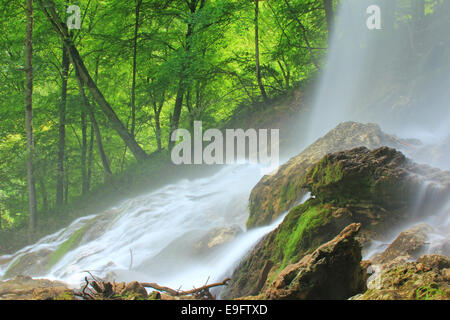 Wasserfall von Bad Urach, Deutschland Stockfoto