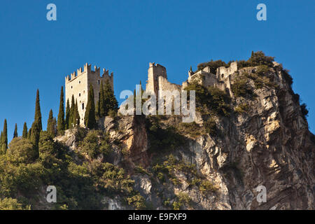 Burg von Arco, Gardasee, Italien Stockfoto