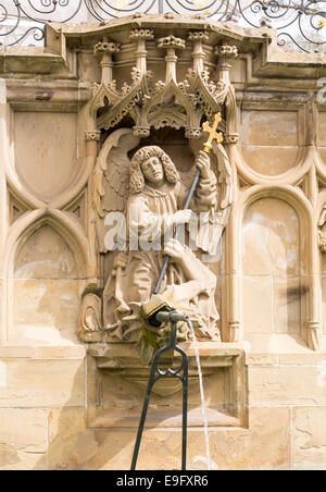 Brunnen Schwäbisch Hall Deutschland Stockfoto