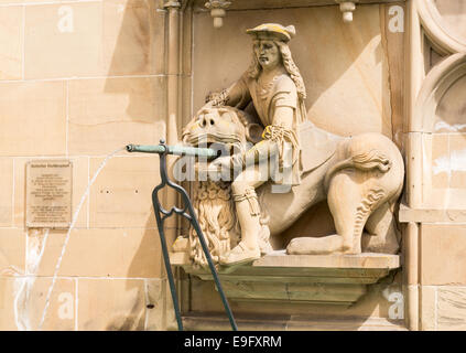 Brunnen Schwäbisch Hall Deutschland Stockfoto